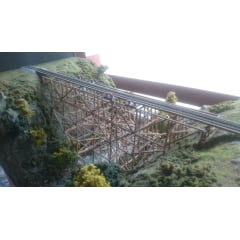 Estrutura de Ponte para Decoração Maquetes/Dioramas LVL 0316P