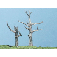 Woodland Scenics TK22 HO Kits de árvores pequenas mortas 2,62" - 3,25" (pacote com 5)