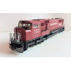 *Athearn - 71121 Locomotiva HO SD70M, EMDX / Marrom / Preto #7018 - USADA