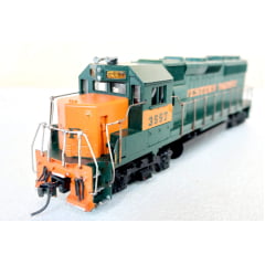 Athearn - Locomotiva GP 40-2 Western Pacific #3557  Revisada com Engate Kadee