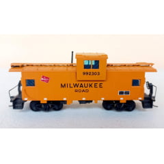 Athearn - Vagão Caboose Milwaukee Road Com engate kadee. Athearn - Vagão Caboose Milwaukee Road Com engate kadee.