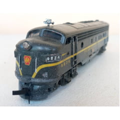 Atlas Roco - Locomotiva FP 7 Pennsylvania #98345 Com Envelhecimento USADA