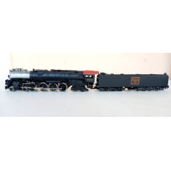 Bachmann - Locomotiva 4 8 4 Northern  - Chicago ,Burlington & Quincy  (Burlington Route) #5601 - COM FUMAÇA
