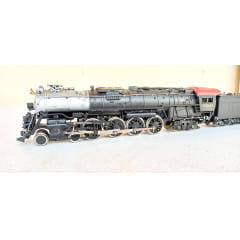 Bachmann - Locomotiva 4 8 4 Northern  - Chicago ,Burlington & Quincy  (Burlington Route) #5601 - COM FUMAÇA