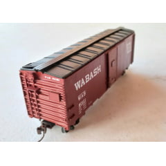 Branchline Trains - Vagão Box 40' Wabasn  com defeito na Carroceria  # 60121