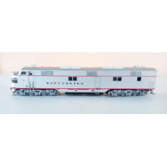 Life Like - Locomotiva EMD E7A 0u E8A Brurlington Route Com DCC & Som #9917B SEMI NOVA