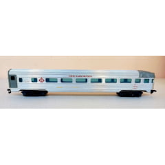 Mantua - Carro Cauda Erie Lackawanna (CARROCERIA EM ALUMINIO) - Com luz Mantua - Carro Cauda Erie Lackawanna (CARROCERIA EM ALUMINIO) - Com luz