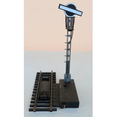 Trilho Desengate elétrico  100 mm - Fleischmann  com Poste - USADO