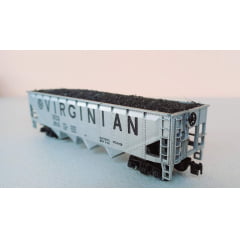Tyco - Vagão Gôndola com carga de Minério Virginian #2610