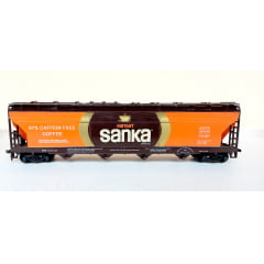 Tyco - Vagão Hopper Instant SANKA ( Transporte de Café ) #324561