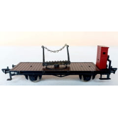 Fleischman 1483 - Vagão GIRATÓRIO PLANO COM CABINE DO FREIO - SEMI NOVO (ANOS 60) Fleischman 1483 - Vagão GIRATÓRIO PLANO COM CABINE DO FREIO - SEMI NOVO (ANOS 60)