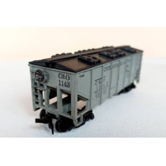 Vagão Hopper Chesapeke & Ohio 2 Baia # 1143