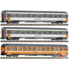  Conjunto de carros de passageiros de 3 peças "Mozart" da SNCF / ÖBB.- Fleischmann 816702