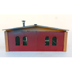 Kit Montado Garagem de Locomotivas USADO