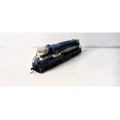 *Locomotiva Alco RS11 -  Missouri Pacific #4612 (azul, cinza, amarelo) com DCC - Atlas 42650