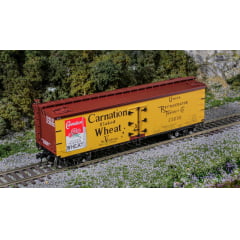 Micro Trains 049 00 540   Vagão  40' DOUBLE SHEATHED WOOD REEFER  W/ VERTICAL BRAKE WHEEL HARDING'S  BUTTER #URTC 11619