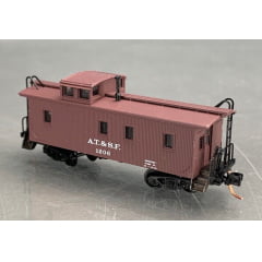 Micro Trains 051 50 100 Vagão Wood Sheathed Caboose A.T.& S.F. #1364 "N" 1:160