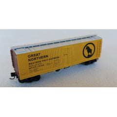 Micro-trains - Vagão 40'  WOOD REFRIGERATOR CAR  WESTERN FRIOT EXPRESS - LARGE GOAT  CAR Nº.73346
