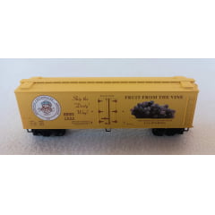 Micro Trains -  Vagão 40' WOOD SHEATHED ICE REEFER SHIP  THE DUSTY WAY - BAKERSFIELD  BUTTONWILLDWWEEDPATCH  #BBWX1994