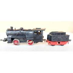 Fleischmann 1000 - Locomotiva a vapor 0-4-0 #1954 Alemanha Ocidental (RARIDADE)