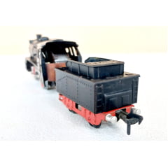 Fleischmann 1000 - Locomotiva a vapor 0-4-0 #1954 Alemanha Ocidental (RARIDADE)