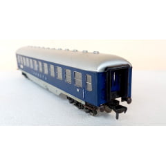 Fleischmann 1509 - Conjunto de 3 Carro de Passageiro TOUROPA Preparado para Iluminação (ANOS 60) ITEM DE COLEÇÃO