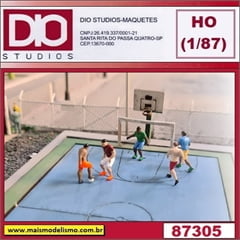Figuras Atletas (5 peças) - 1:87 - HO - Dio Studios Ref.: 87305 