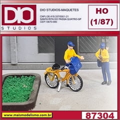 Figuras Carteiros (3 peças) - 1:87 - HO - Dio Studios Ref.: 87304