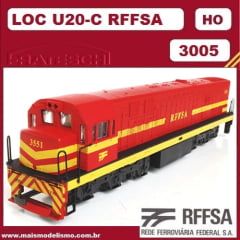  Frateschi 3005 -Locomotiva U20C RFFSA -" SERIE LIMITADA " # 3141