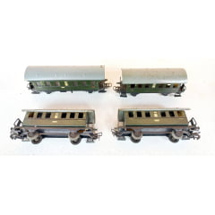 Marklin - Conjunto de 3 Carros de Passageiros 327/1 2º Classe + 1 Carro 2º 329/1 Marklin - Conjunto de 3 Carros de Passageiros 327/1 2º Classe + 1 Carro 2º 329/1