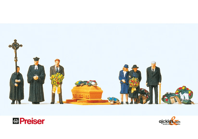 Preiser 10519 Funeral Protestante HO Preiser 10519 Funeral Protestante HO