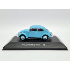 Miniatura Volkswagen Fusca Azul 1961 Metal 1:43 - Planeta Deagostini