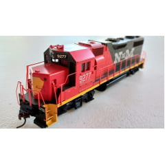 Athearn 78897 - Locomotiva GP-38-2 Nacionales de Mexico #9277 com DCC