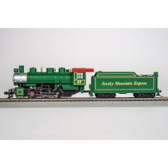 Bachmann  - Locomotiva Industries treina Usra 0-6-0 com  vapor de Fumaça Smoky Mountain #97 HO