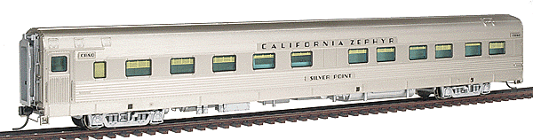 Broadway Limited Carro Dormitório  California Zephyr Silver Point #423 Com Luz SEMI NOVO (SEM CAIXA)