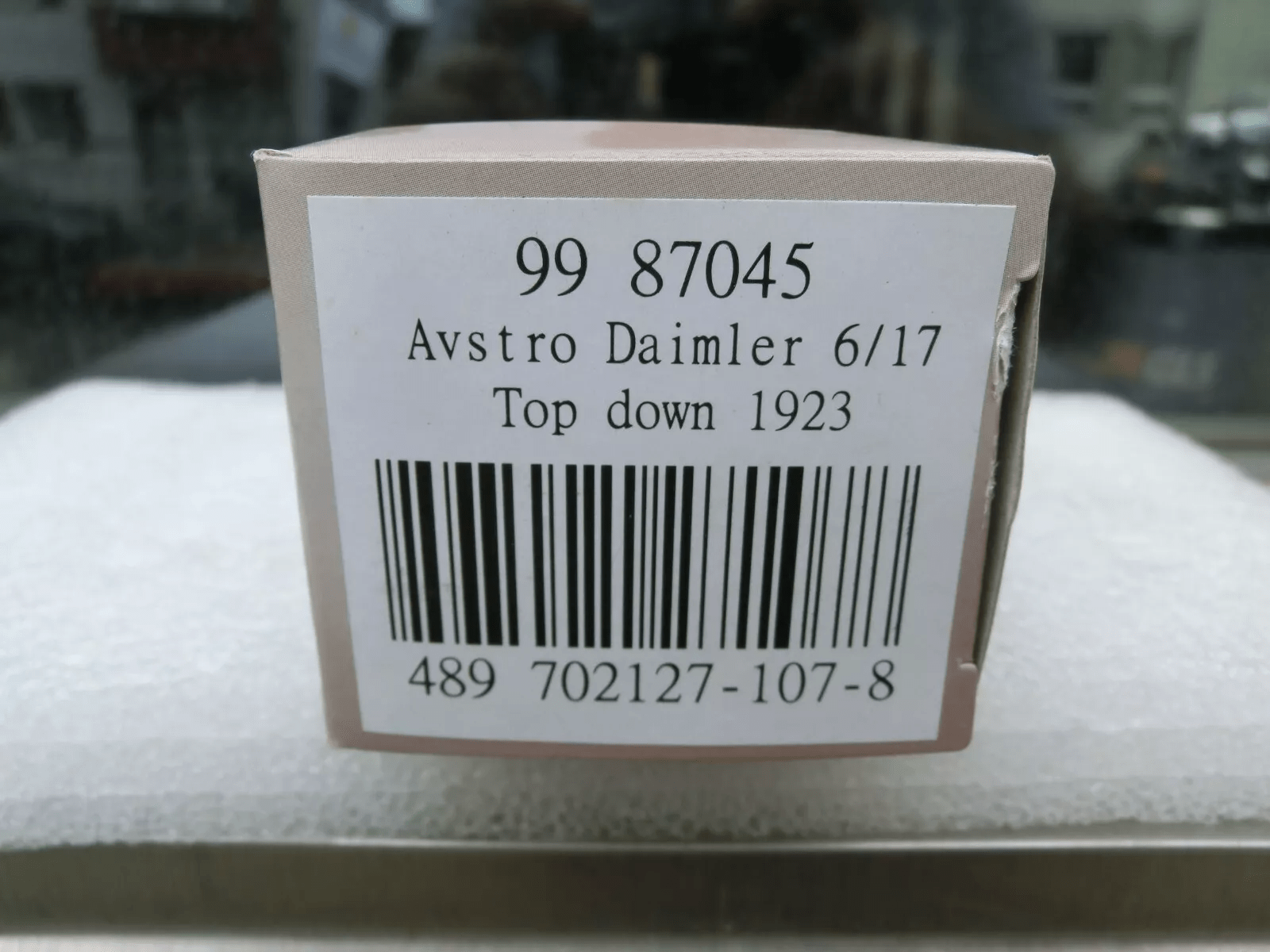 Busch H0 1 87 #9987045 Austro Daimler 6/17 Top Down 1923 na embalagem original