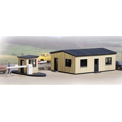 Kit Yard Office and Guard Shack -  Walthers Cornerstone HO 933-3517 