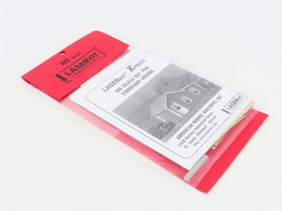 LaserKit Xpress #798 Company House American Model Builders escala HO
