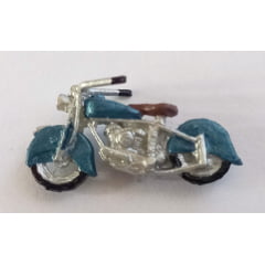 Motocicleta anos 40 Azul Nº 0012 - HO Motocicleta anos 40 Azul Nº 0012 - HO