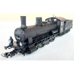 Piko - Conjunto de Locomotiva 0.8.0 OBB #655.196 + 3 Carros de Passageiros 2° Classe e 1 Vagão Bagagem