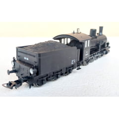 Piko - Conjunto de Locomotiva 0.8.0 OBB #655.196 + 3 Carros de Passageiros 2° Classe e 1 Vagão Bagagem
