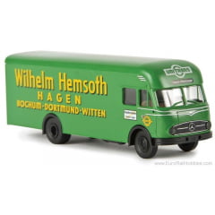 Van de entrega Mercedes-Benz LP 322 da década de 1950 - Wilhelm Hemsoth - Brekina 57212