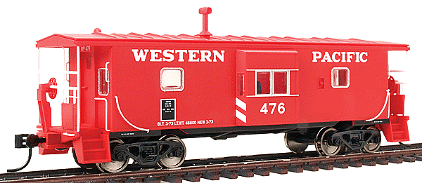 Walthers 932-40458 Vagão Caboose - Ready to Run -- Western Pacific #476 (SEM EMBALAGEM ILUSTRATIVA)