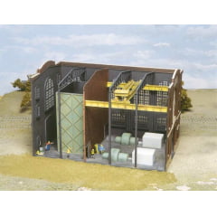 Walthers Cornerstone HO 933-3130 - Kit de construção de luz do norte e casa de força
