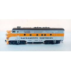 Intermountain  - Locomotiva EMD F3A - Sacramento Northern  # 301-D com DCC de Movimento SEMI NOVA 