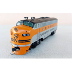 Intermountain  - Locomotiva EMD F3A - Sacramento Northern  # 301-D com DCC de Movimento SEMI NOVA 