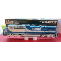 Locomotiva AC4400CW Kato- Rumo (Somos o Brasil em Movimento) #2529 preparada pra DCC