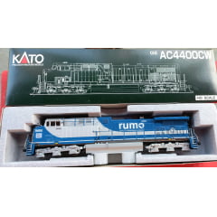 Locomotiva AC4400CW Kato- Rumo (Somos o Brasil em Movimento) #2529 preparada pra DCC