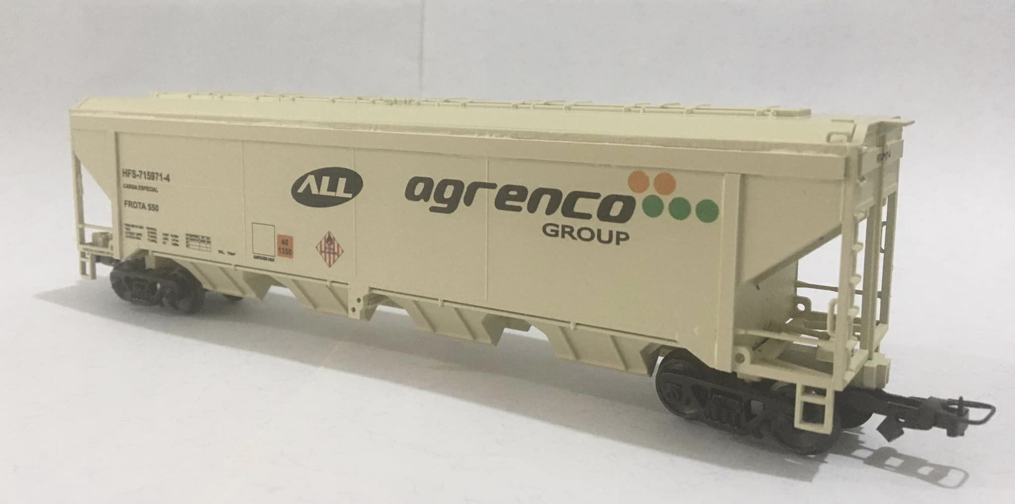 Vagão Hopper HFS Agrenco - ALL Frota 550 para transporte de cargas ...